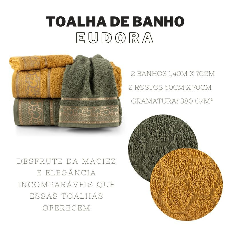 4 PÇS - JOGO DE BANHO