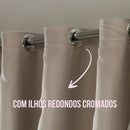 4,50m x 2,60m Gelo P/Portas Voil+Blkt