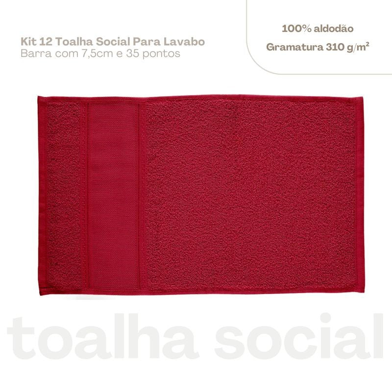 12 toalhinhas
