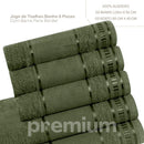 5 pçs - Jogo de toalhas