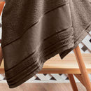 4 pçs - Jogo de toalha premium Chocolate