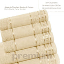 5 pçs-Jogo de toalha de banho