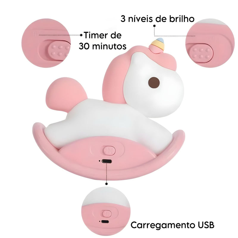 Abajur Unicórnio